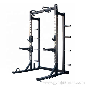 Power cage squat rack pull-up bar multi functional